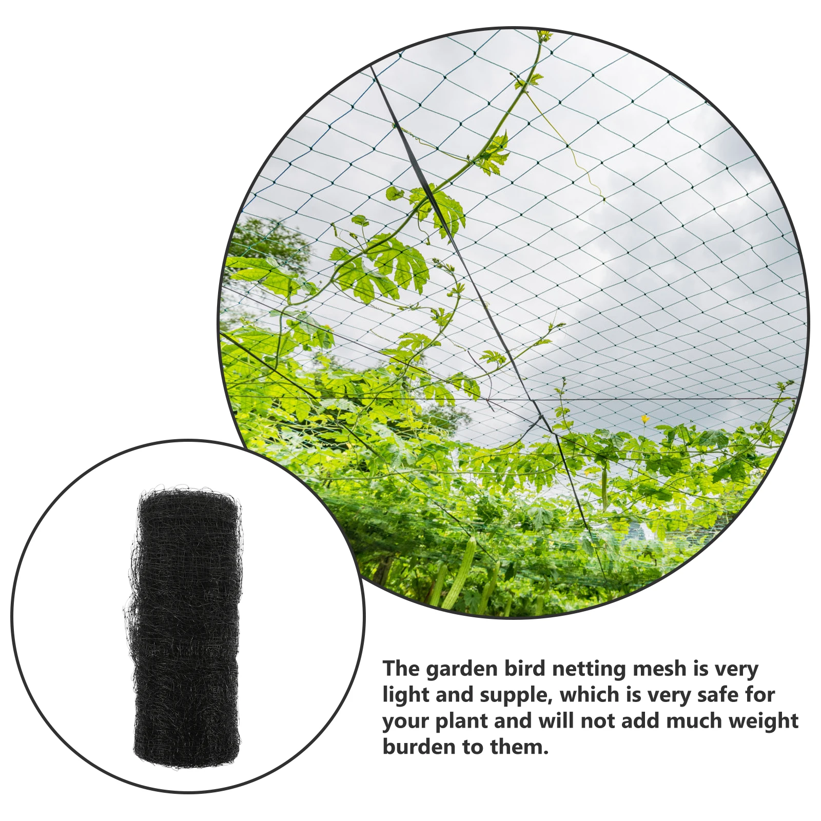 

21x15M Anti Bird Netting Garden Mesh Plants Shade Cloth Protective Barrier Lightweight Durable PP Material Adjustable Size