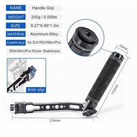 Universal Handheld Handle Grip Accessories for DJI RS3/MiniRS3 /RS3 PRO/RS 4/RS4 Mini/RS4 PRO Gimbals Stabilizer with NATO Clamp