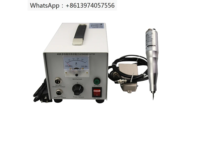 

Hot products ultrasonic fabric cutting machine 40kHz 100watt Handheld Ultrasound plastic cutter and 40khz analog generator