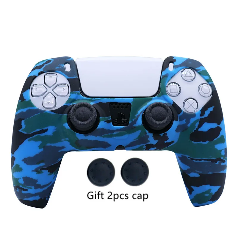 Anti-slip Silicone Protective Cover Case For SONY PlayStation 5 PS5 Gameing Controller Accessories Protection Skin Shell Cases