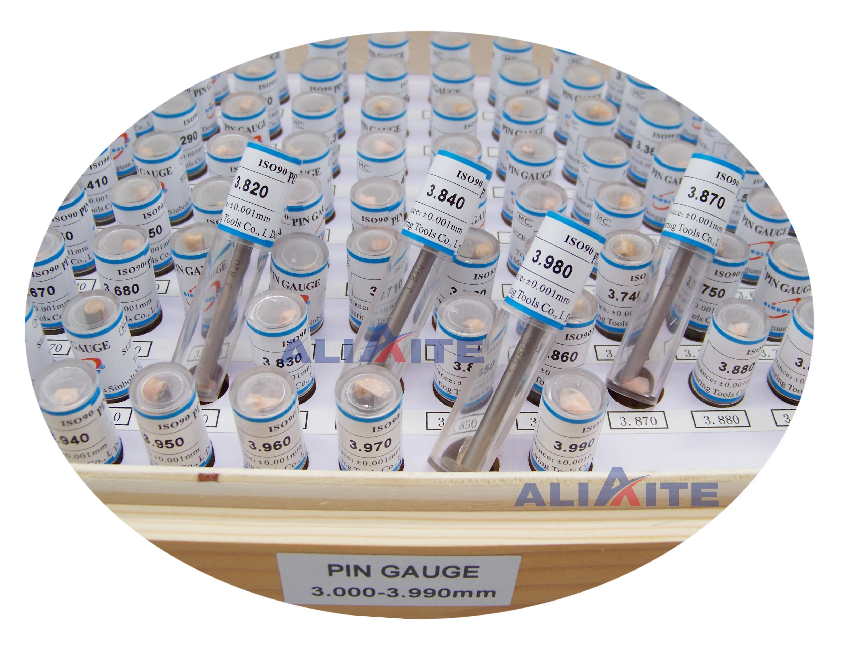 901pcs,1.000-10.000,Step: 0.01,Aliaite Pin Gauge Set