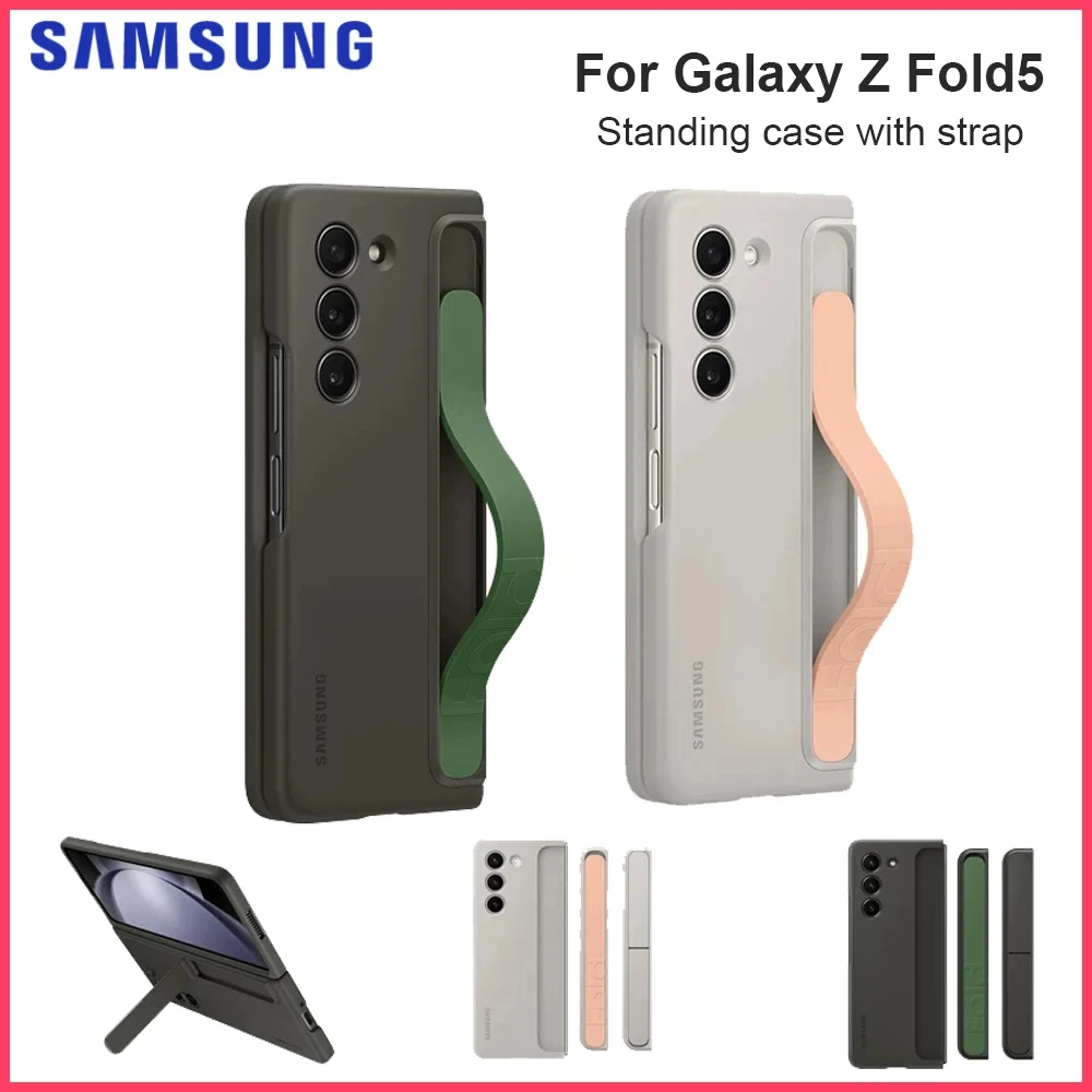 

Original Samsung Slim Standing Cover for Galaxy Z Fold5 with Kickstand Smartphone Cover Protective Case Shockproof EF-MF946