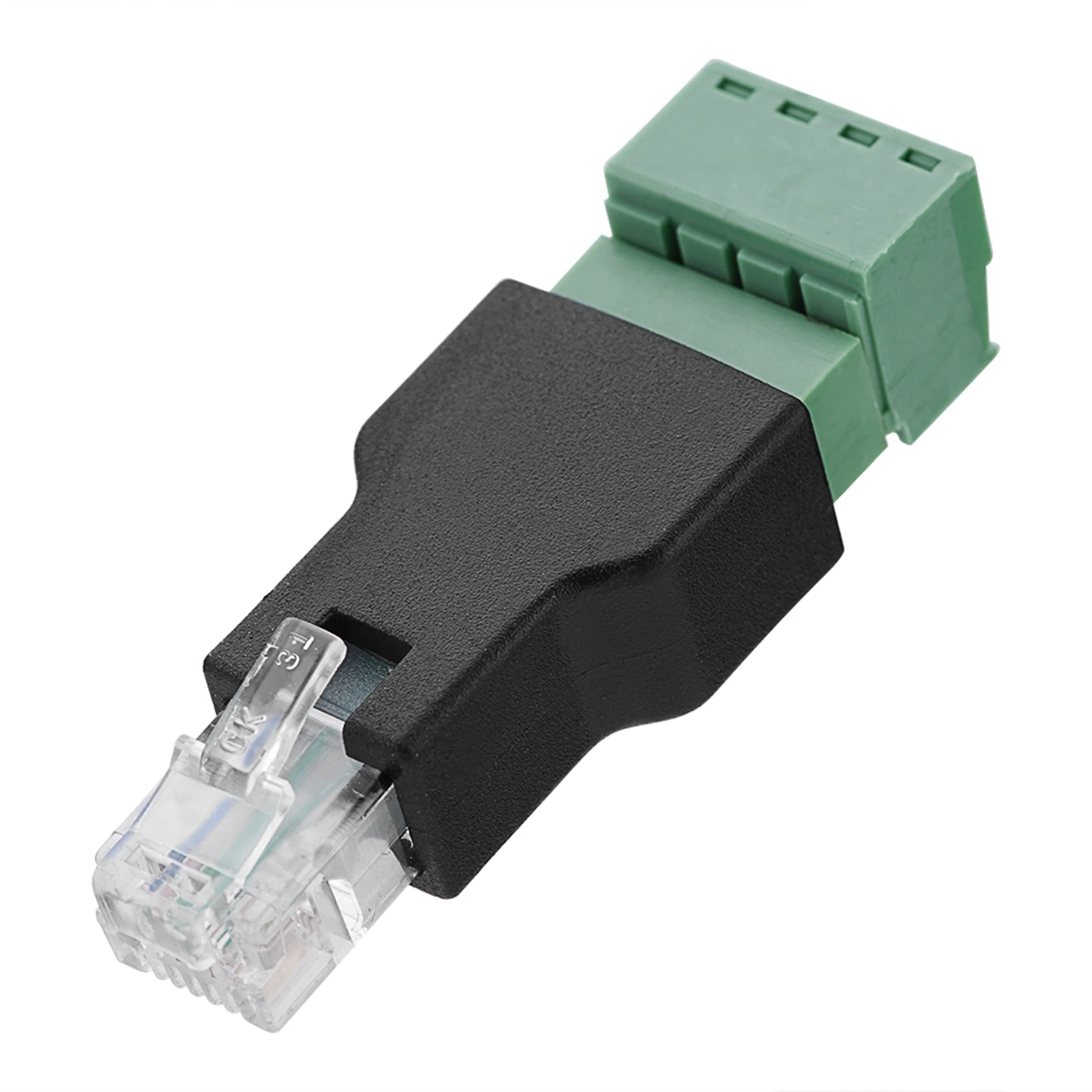 Ethernet Connector Rj11 6p4c Mannelijk Naar 4 Pin Schroef Terminal Connector