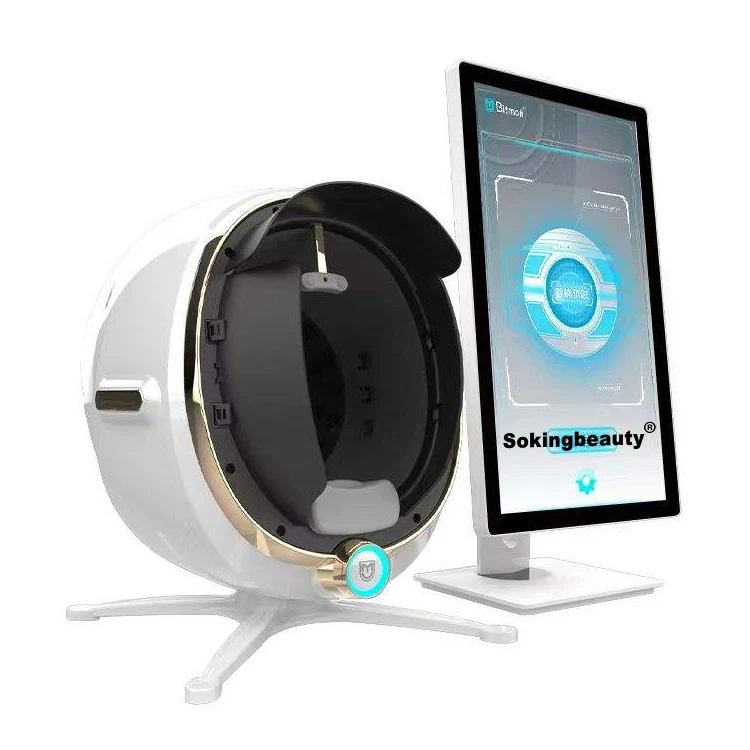 2024 Nuovo portatile intelligente 3D scanner fotocamera dispositivo test facciale macchina per l'analisi della pelle macchina per l'analisi della pelle