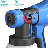 Electric Paint Spray System, 3 Spray Modes, 600 W Paint Sprayer with 3 Solid Brass Nozzles and 1000 ml Spray Bottle