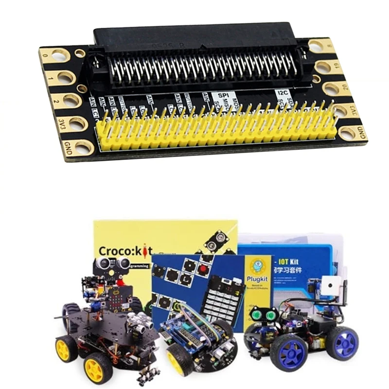 For WAVESHARE Edge Breakout Adapter Board I/O Expansion Breakout Module For BBC Microbit Micro:Bit V1.5 V2