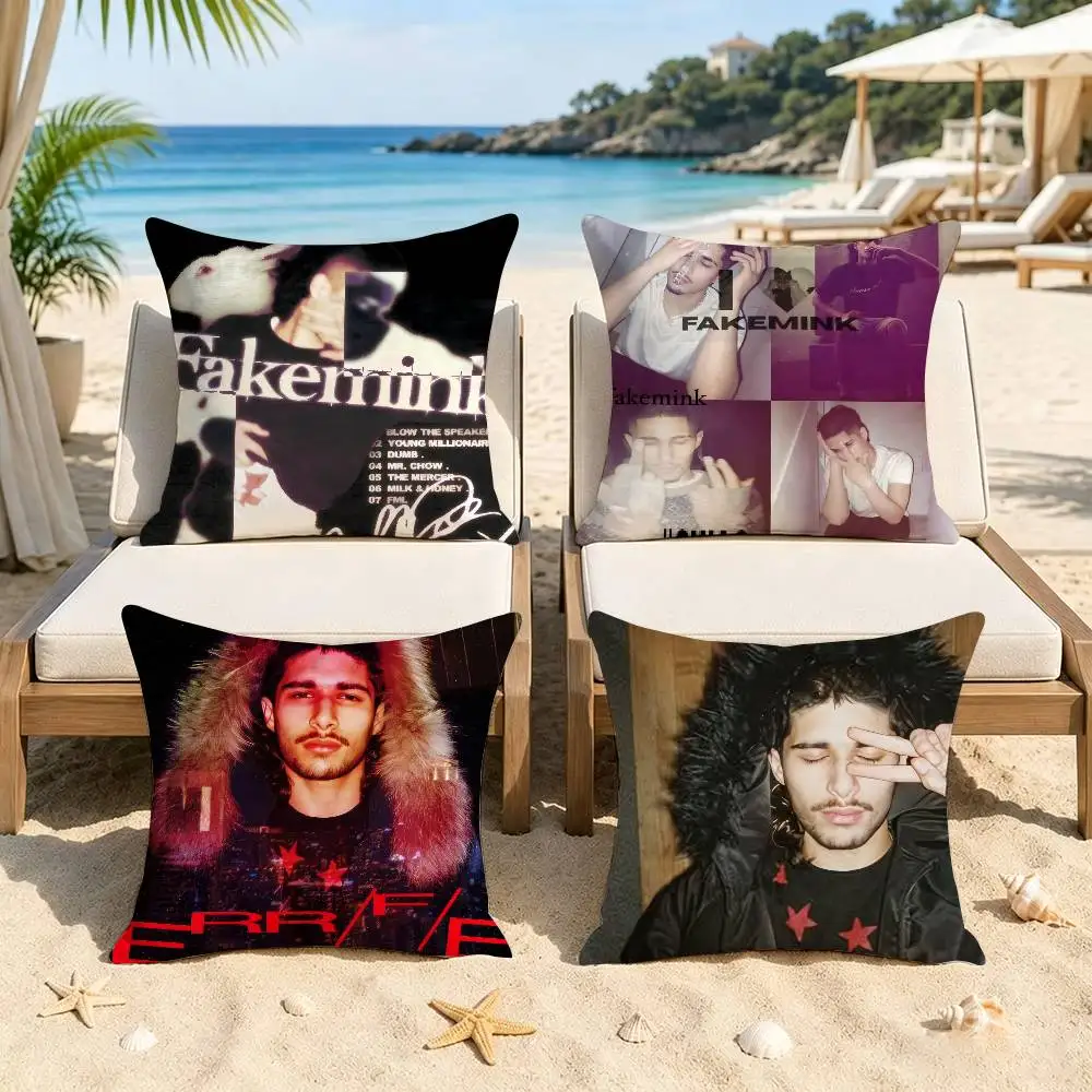 Singer F-Fakemink V-Vincenzo   Personalized Pillow Cover Kids Bedroom Wild Party Decor Pillowcase kid Birthday shower Gift