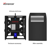 Z9V5 Multi Color 4 Extruders 4-IN-1-OUT Large Size Silent Auto Leveling 3D Printer Gift Dustproof And Thermal Insulation Cover