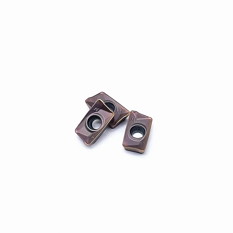 Original ZCC CT Fresagem Inserções, Carboneto Fresagem Inserção, Torneamento CNC, APKT11T308-PM, YBG202, YBG205, Alta Qualidade