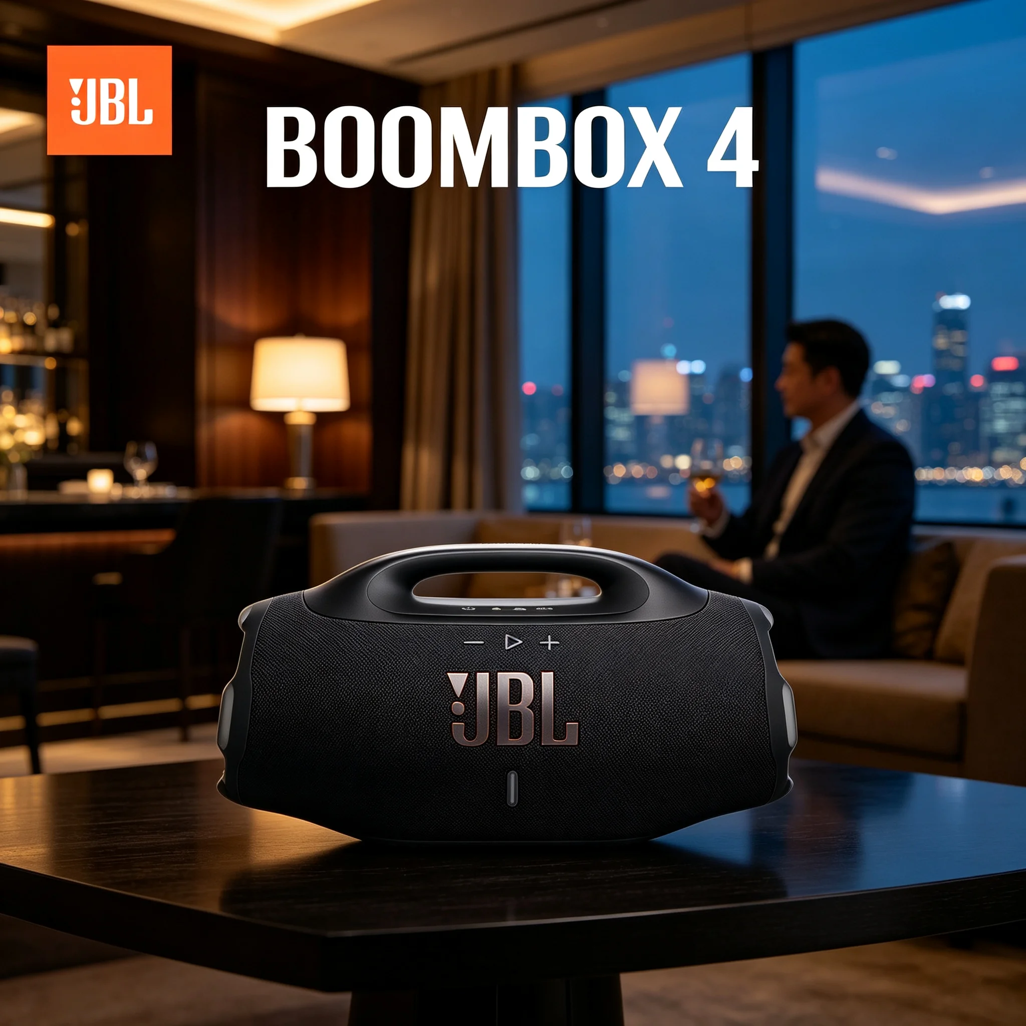 Jbl Speaker Go 4 - JBL BOOMBOX 4 ลำโพงปาร์ตี้แบบพกพา รองรับการจ่ายไฟแบบคู่ USB-C