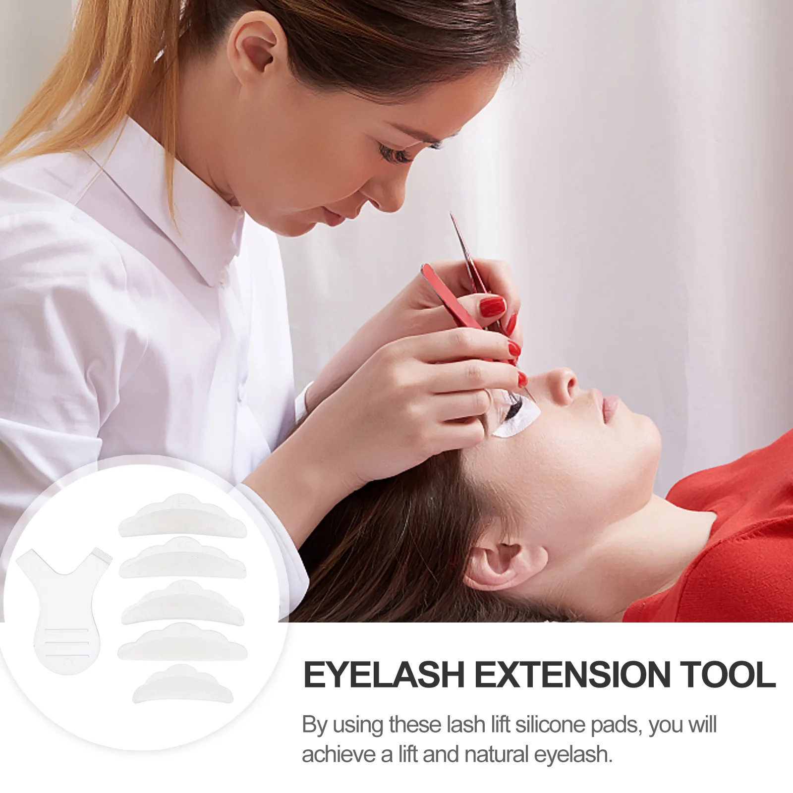 

1 set 1 Set Silicone Eyelash Perming Pads Lash Lift Tool For Extension Grafting Curling Durable Skin Safe Eyelash Pads