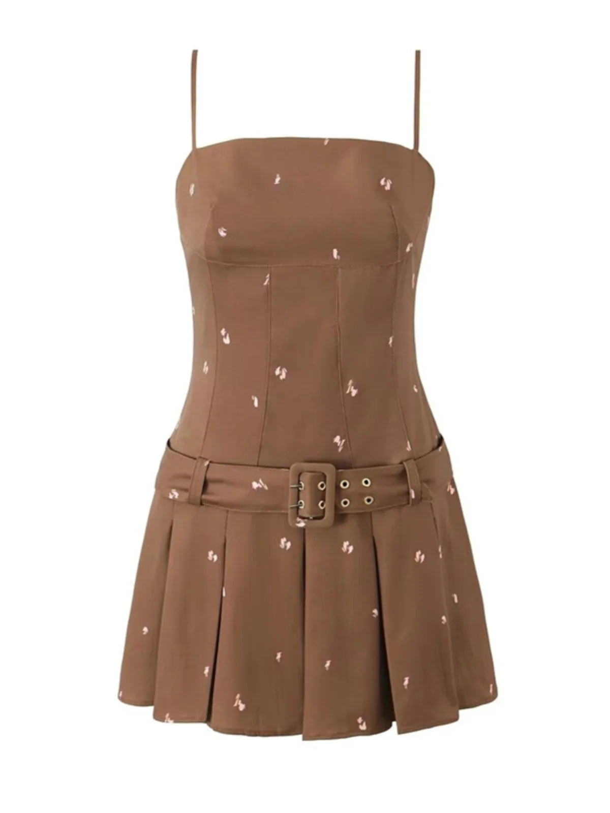 Cute ort A-Line Midi Dr Women's Summer Slim Fit Svel Floral Print Skirt European Sle Spring Autumn Season Dr