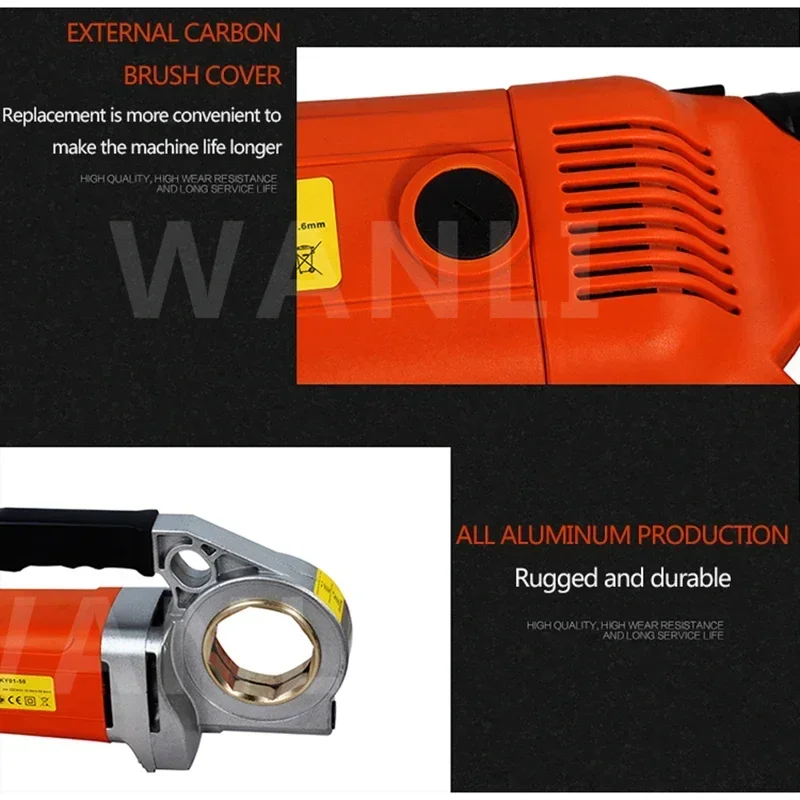 New New Upgrade 30 Type Portable Hand-Held Electric Pipe Threading Machine 220v/2000w Household Hinged Plate Galvanized Pipe Thr