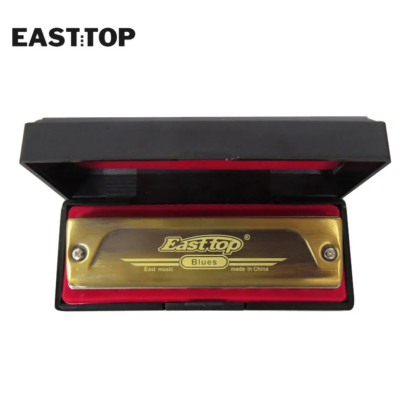 EASTTOP T005 10 Holes Harmonica Harp Diatonic Mouth Organ New Harmonica Professional Musical Instruments