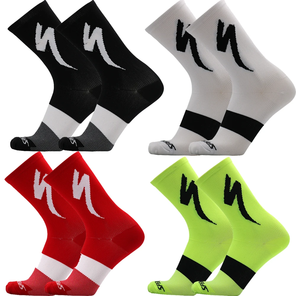 Professional Cycling Socks MTB Flash Design Men Women Bike Sports Socks Breathable Road Socks Outdoor Racing Socks