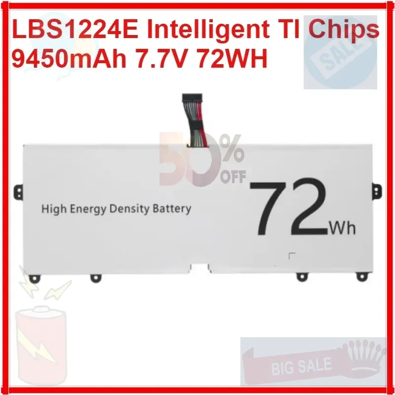 

9450mAh LBS1224E LBR1223E 7.7V 72Wh Laptop Battery For LG Gram 2018 13Z980 14Z980 15Z980 13Z980-G.AA53C Series Large Capacity