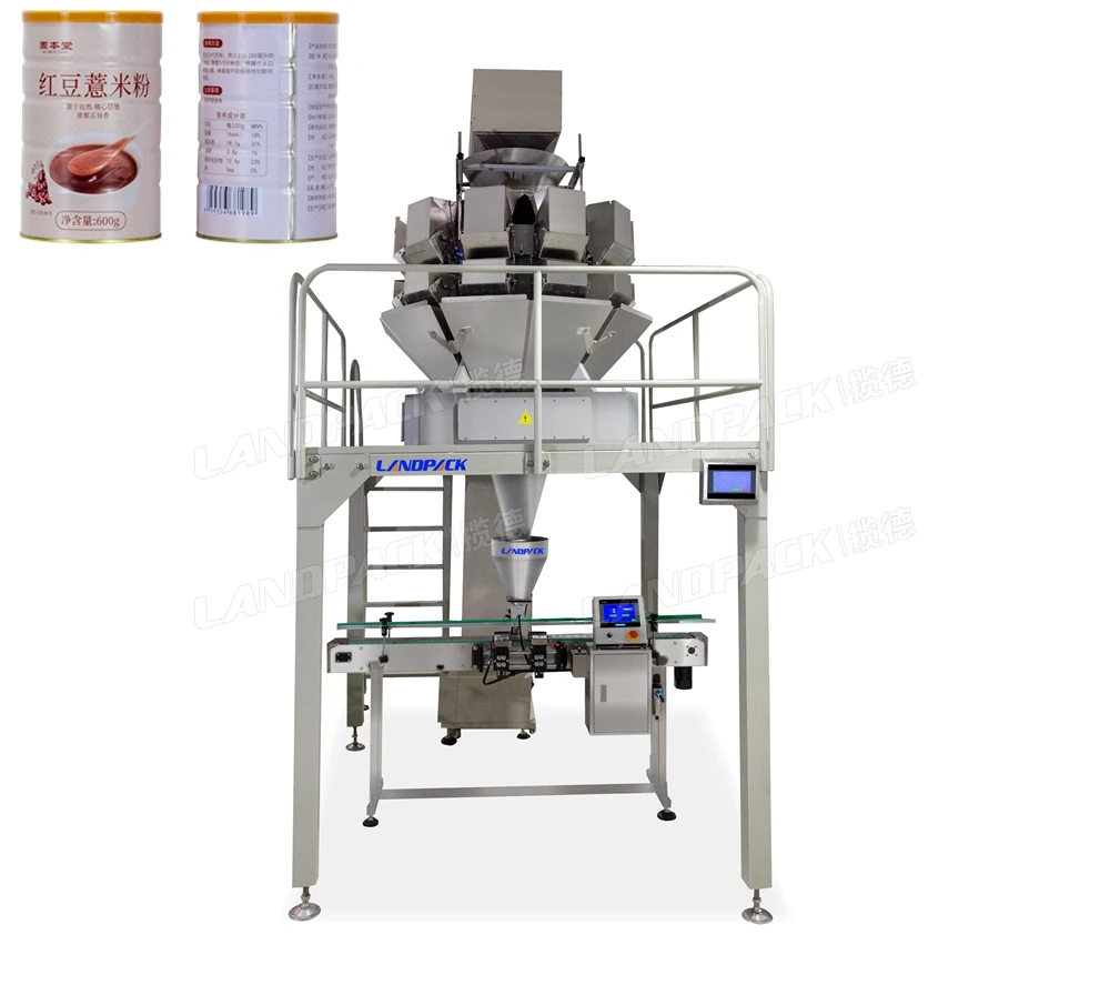 Automatic bottle can granule rotary filling machine gain plastic glass bottle salt filler granule filling machine