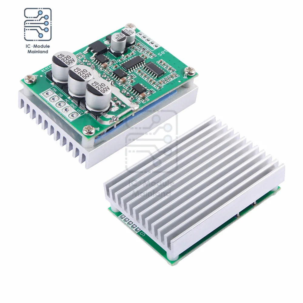 Sem escova Hall Motor Drive Board, controle de velocidade, frente e verso, High Power Controller, Switch Module, 500W, 15A, DC 12-36V