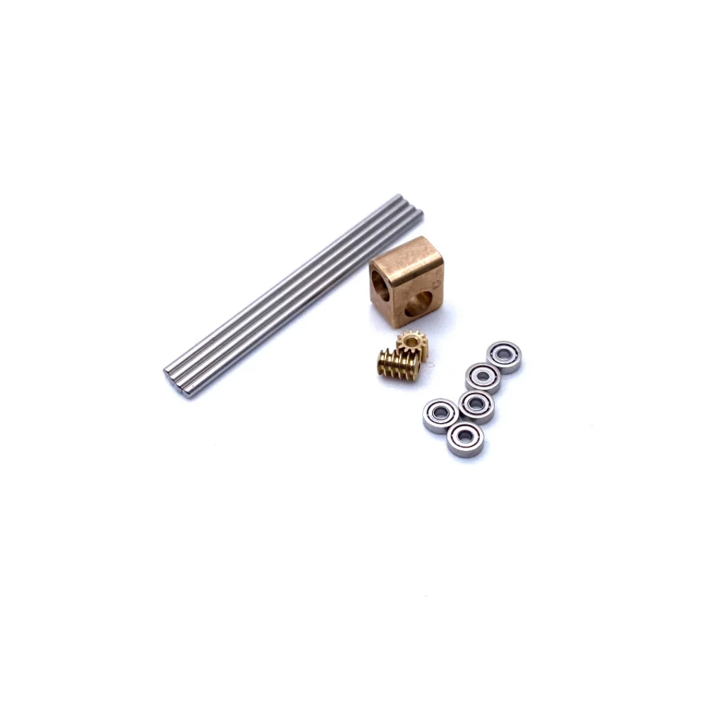 Imagem -04 - Versão de Precisão 02m Turbina Worm Gear Micro 90 ° Caixa de Transmissão Mecanismo de Redução de 12 Vezes Caixa de Engrenagens Modelo de Carro Diy