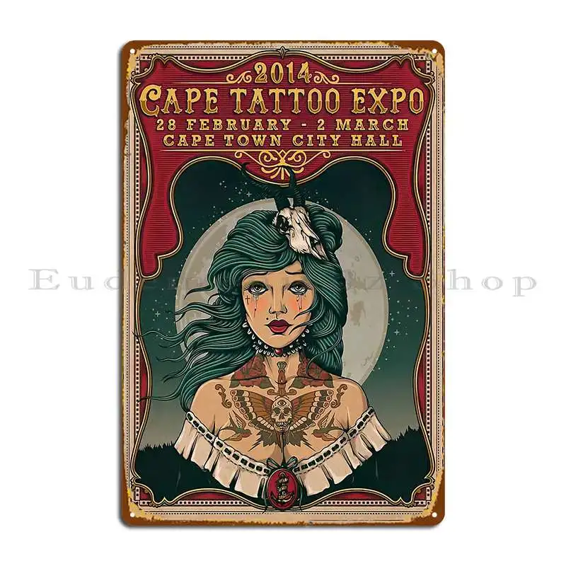 Tattoo Expo 2014 Metal Sign Wall Decor Designer Retro Kitchen Garage Tin Sign Poster