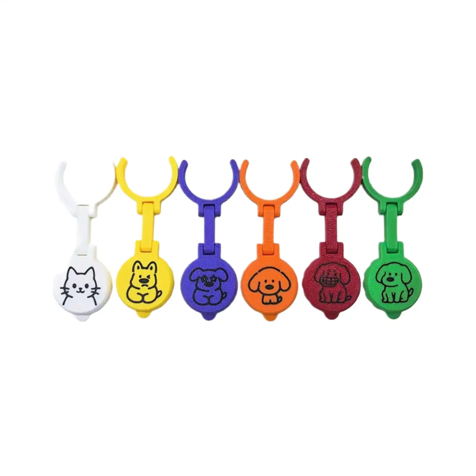 Bottle Caps 6 Pieces Animal Soda Marking Lids Airtight Bottle Marking Caps for Home Party Gathering Travel Outdoor Camping