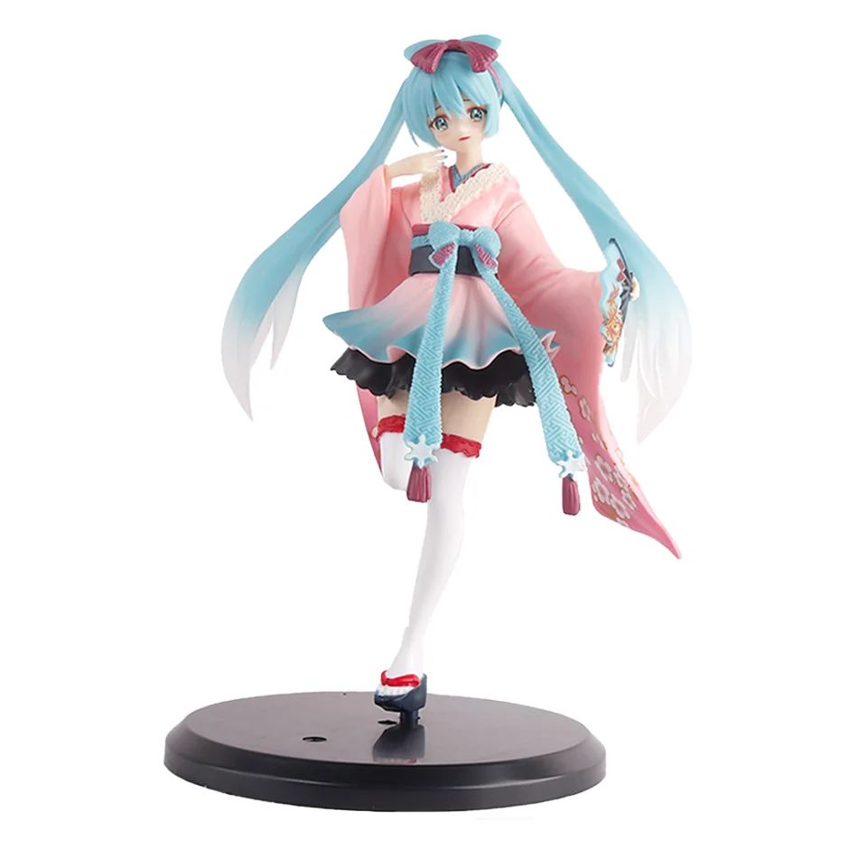 جديد هاتسون ميكو أنيمي الشكل اللعب نيو طوكيو سلسلة كيمونو ميكو Kawaii الكرتون البلاستيكية عمل تمثال نموذج دمى هدايا أعياد الميلاد #2