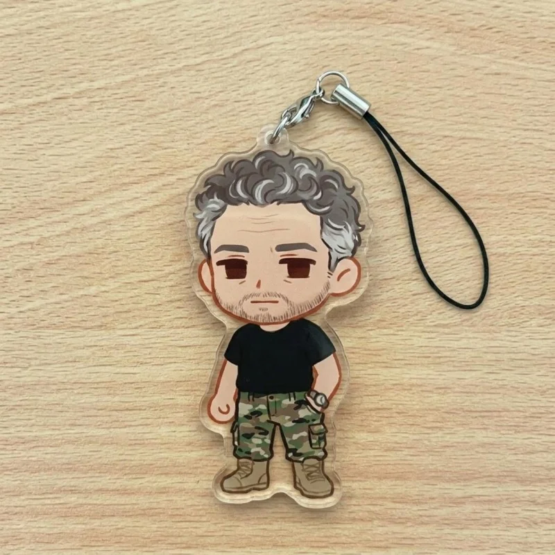 The Pitt Inspired Dr Robby Acrylic Phone Charm -TV Series Pendant Dangler Mobile Strap Keychain Fan Gift Collectible