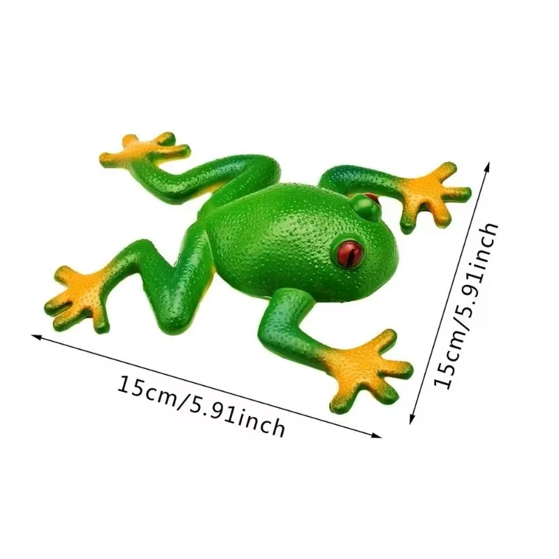 ของเล่นกบบีบคลายเครียด รุ่นจำลองกบ ทำจากยางนิ่ม ของเล่นกบปลอม เสริมพัฒนาการทางประสาทสัมผัส ของขวัญสุดพิเศษสำหรับเด็ก สนุกสนาน สร้างความสนุกขี้เล่น