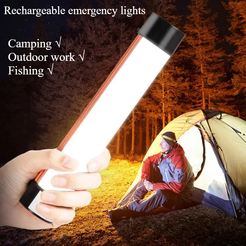 

Перезаряжаемый светодиодный фонарь для кемпинга, портативная лампа, водонепроницаемое наружное освещение для рыбалки, домашний аварийный шкаф