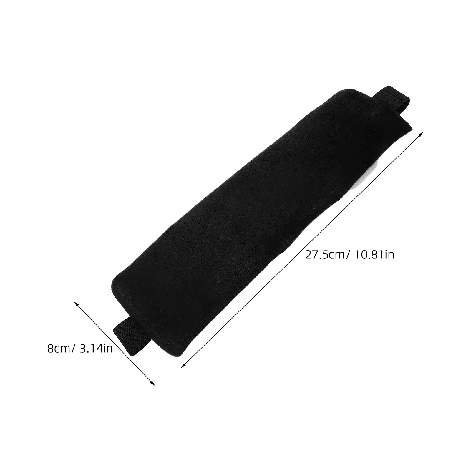 2Pcs Soft Adjustable Airplane Headrest Strap Band Plane Car Seat Head Holder Wide Comfortable