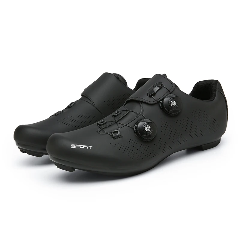 New Outdoor Road Bike Cycling Shoes Mountain Bike Lock-On Shoes Dynamic Assistance Hard Bottom Bicycle Shoes