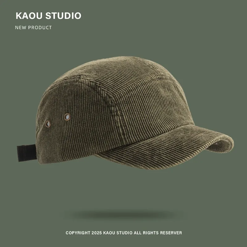 قبعة كوردوروي للجنسين بخمسة أل - مراجعة Corduroy Cap 5 Panel وسعره