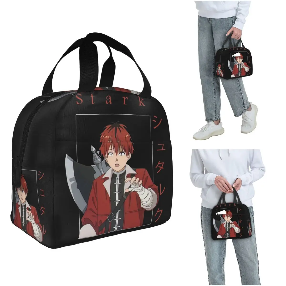 

Stark Sousou No Frien Insulated Lunch Bag for Kids School Cooler Thermal Food Box Tote Portable Lunch Boxes Container