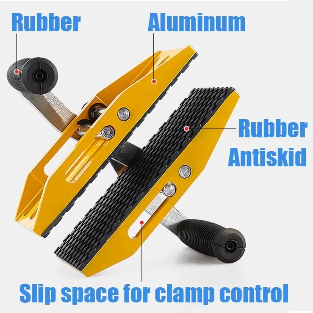 Manual Marble Rock Slab Lifting Clamp Labor Saving Gripper for Glass Stone Panel Transport