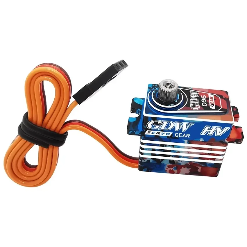 GDW DS096 4.5KG 0.06Sec High Speed Waterproof IPX8 20g Full Metal HV Digital Coreless Micro Servo For 1/8 1/10 RC Car TRX4 Robot