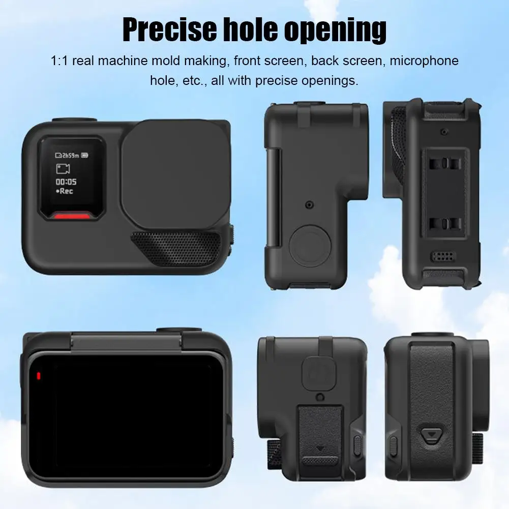 Silicone Camera Lens Cap FOR Insta360 Ace Pro 2 Anti-scratch Dust-proof Lens Protective Cover Camera Protector Accessories