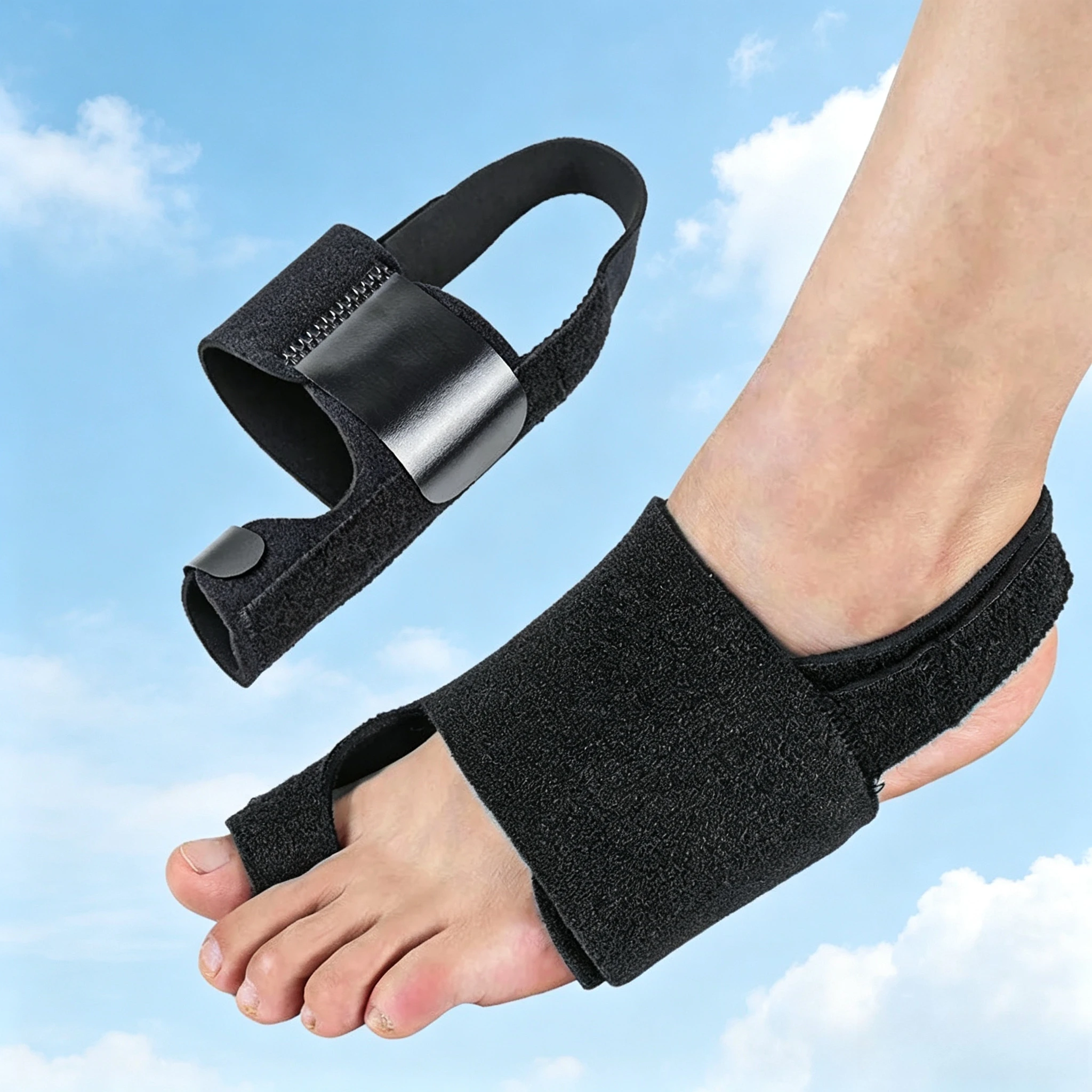 Hallux Valgus Bunion Corrector Splint Straightener Support Toe Foot Thumb Orthosis Orthopedic Tools 1 Pair for Home Daily Use