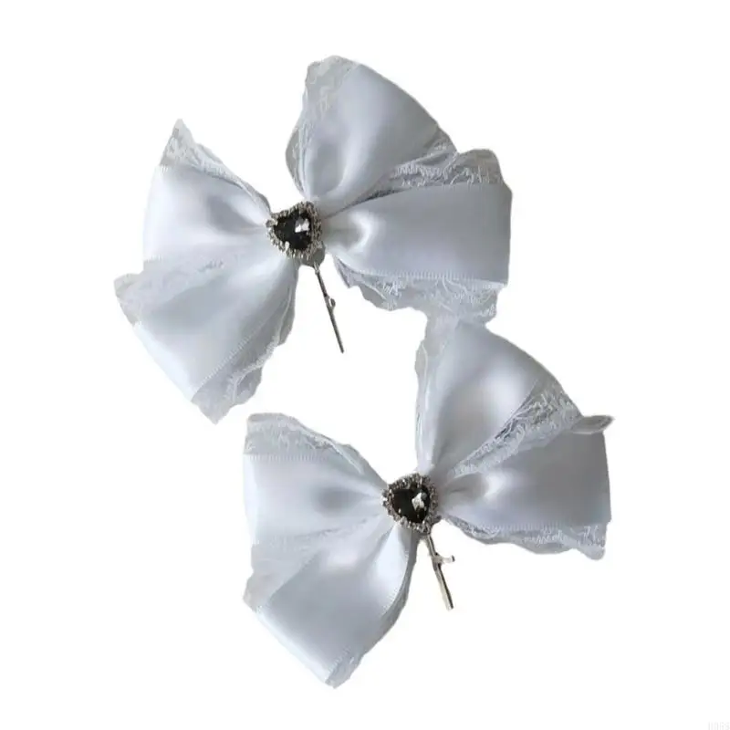 H055 Daily Wear Hairclip Party Wedding Hairpiece Romantics Elegant Bows Barrettes