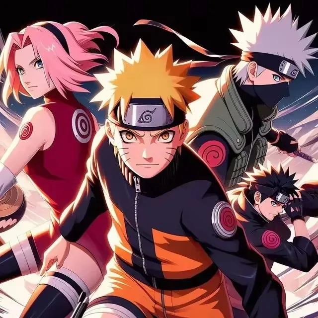 Naruto Jigsaw Puzzle 500PCS/1024 PCS Team Seven Naruto Sakura Kakashi Sasuke Print DIY Assembly Home Decor Festival Gift
