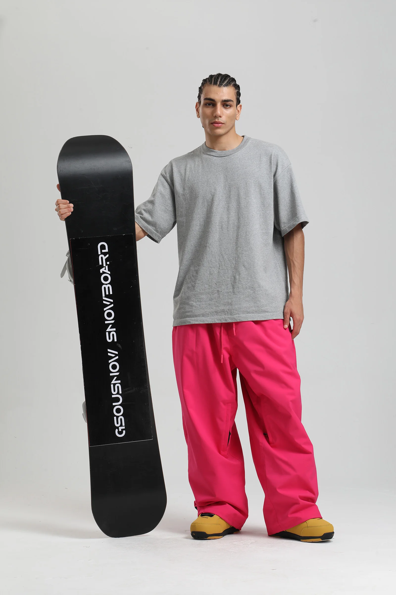 Gsou Snow 2025, Unisex-Cargohose mit lockerer Passform – wasserdichte, winddichte Snowboardhose für Damen und Herren, Winter-Schneeausrüstung – Detail 19