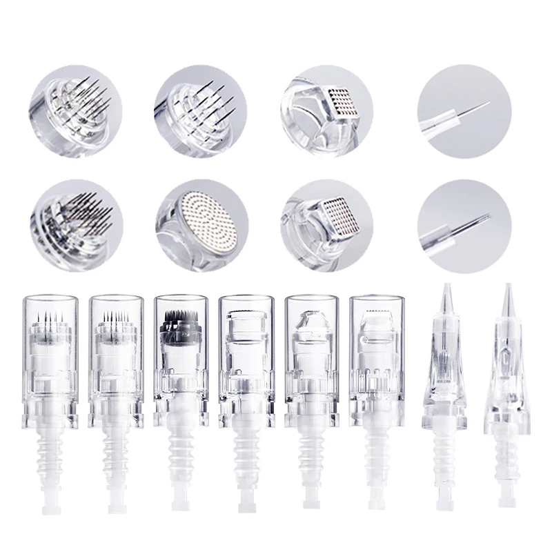 50-個の-dermatool-バヨネットニードルカートリッジ-dr-pen-m5-m7-ナノ-9-ピン-12-ピン-36-ピン-42-ピンマイクロ-025-ミリメートルニードル交換ヘッド用