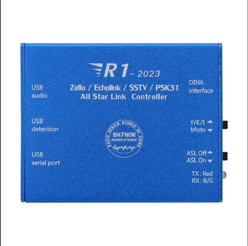 R1-2023 Actualizado R1-2020 Echolink-zello-YY Placa de interfaz de voz Tarjeta de sonido USB Versión SSTV PSK31 AllStar Link Controller
