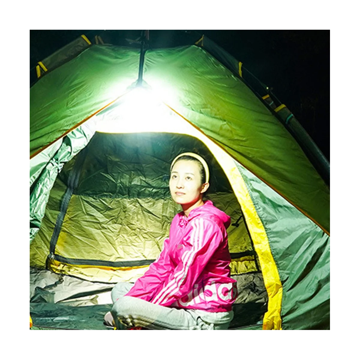LED 다기능 캠핑 램프, 텐트 걸이 램프, 야외 방수 조명, 야간 낚시 충전식 캠핑 램프
