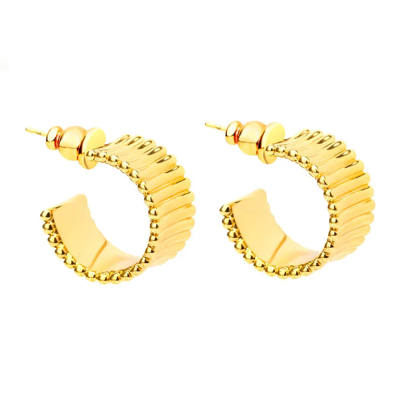 

VAROLE Minimalist Stud Earrings For Women Piercing Pendientes Fashion Jewelry Gold Color Earring Gift Brincos Feminino