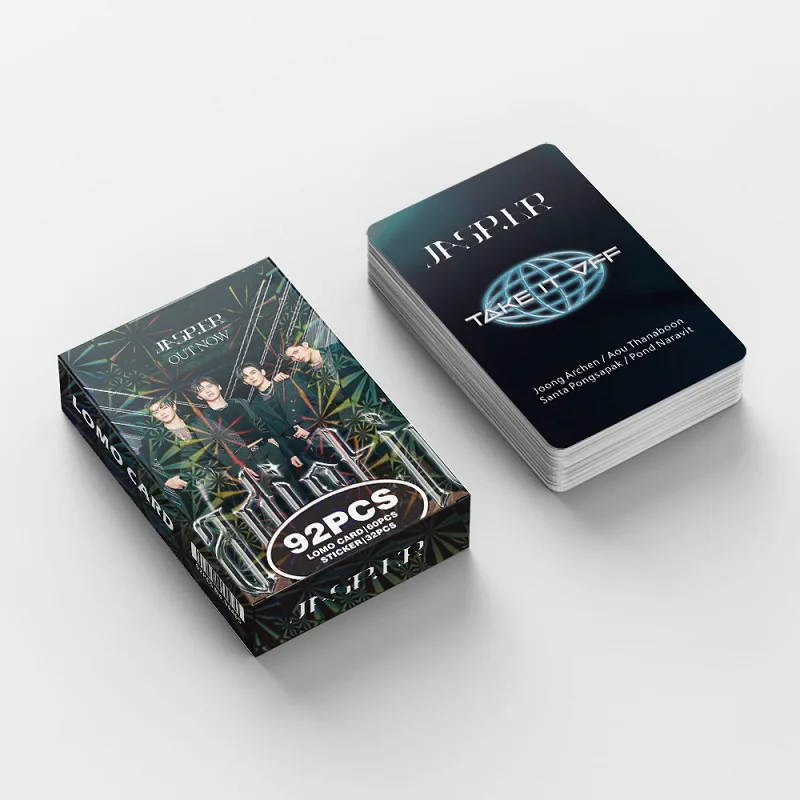 92Pcs/Set JASP.ER Thai Boyband Laser Lomo Cards Joong Aou Santa