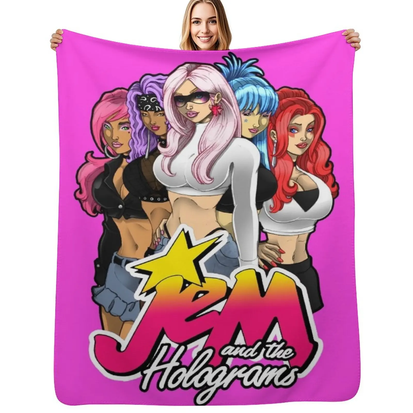 Jem Throw Blanket Easy Care Comfortable Blanket for Couch