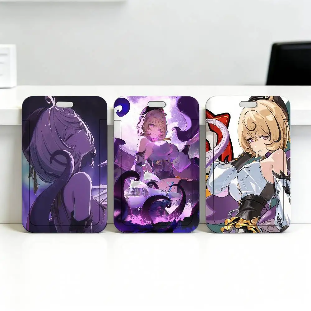 Yidhari Murphy  Zenless Zone Zero Plastic Slide Cover Lanyard Work ID Bag Bus Student Photo Idol Badge Card Holder Employee