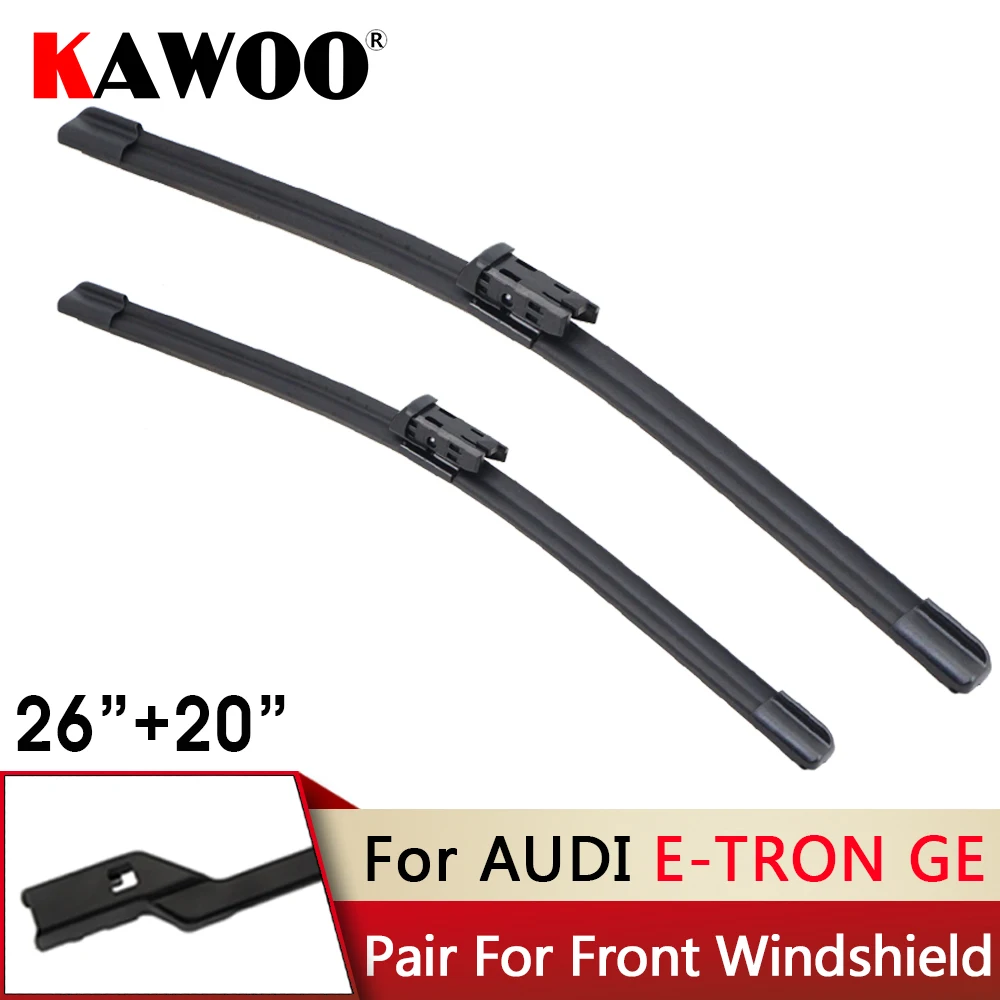 

Car Wiper RHD & LHD Front Wiper Blade 26"+20" For Audi E-TRON GE 2021-2023 Fit push button Windshield Windscreen Wipers