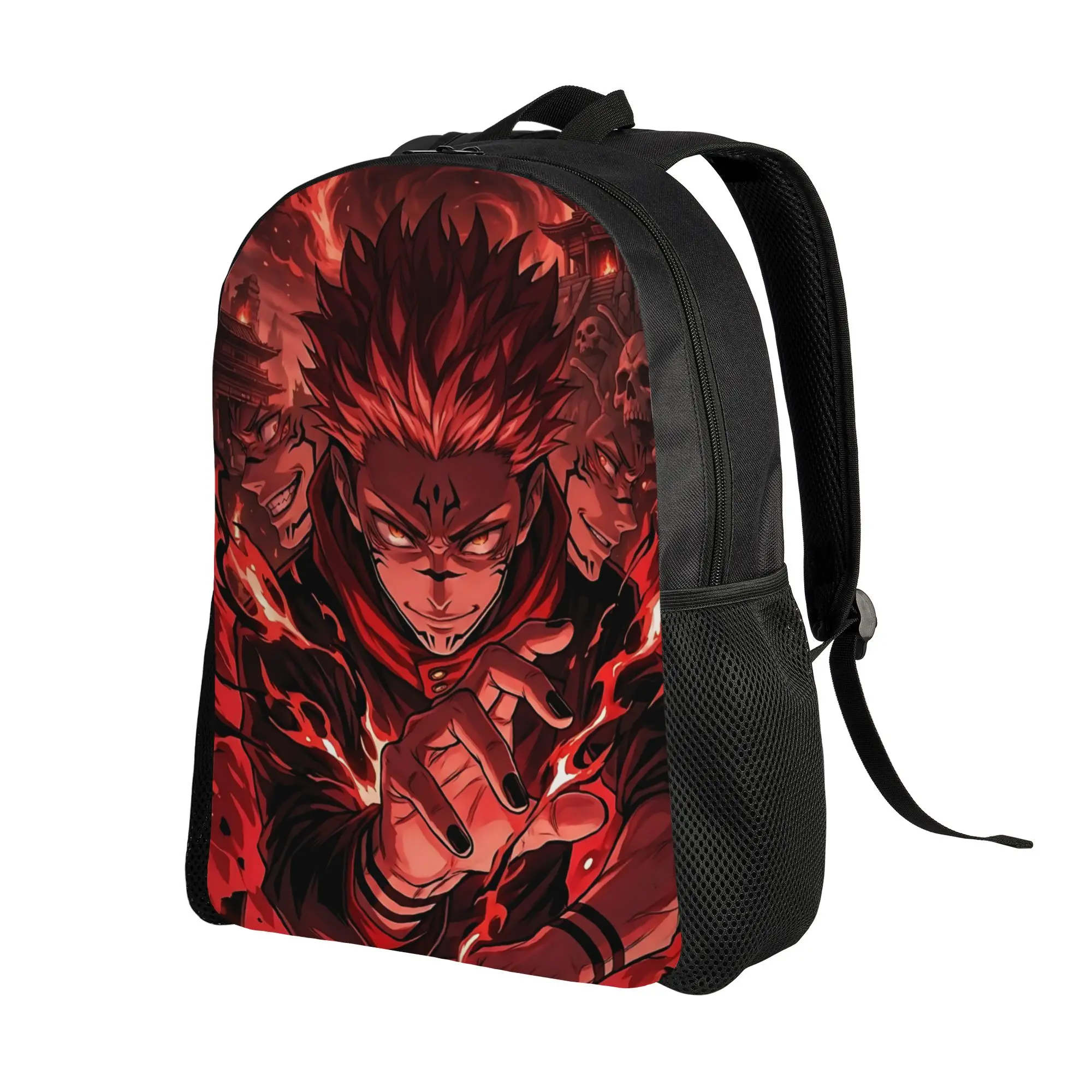 1Piece Red New School Year Rucksack J-JUJUTSU KAISENS Unisex  Backpack