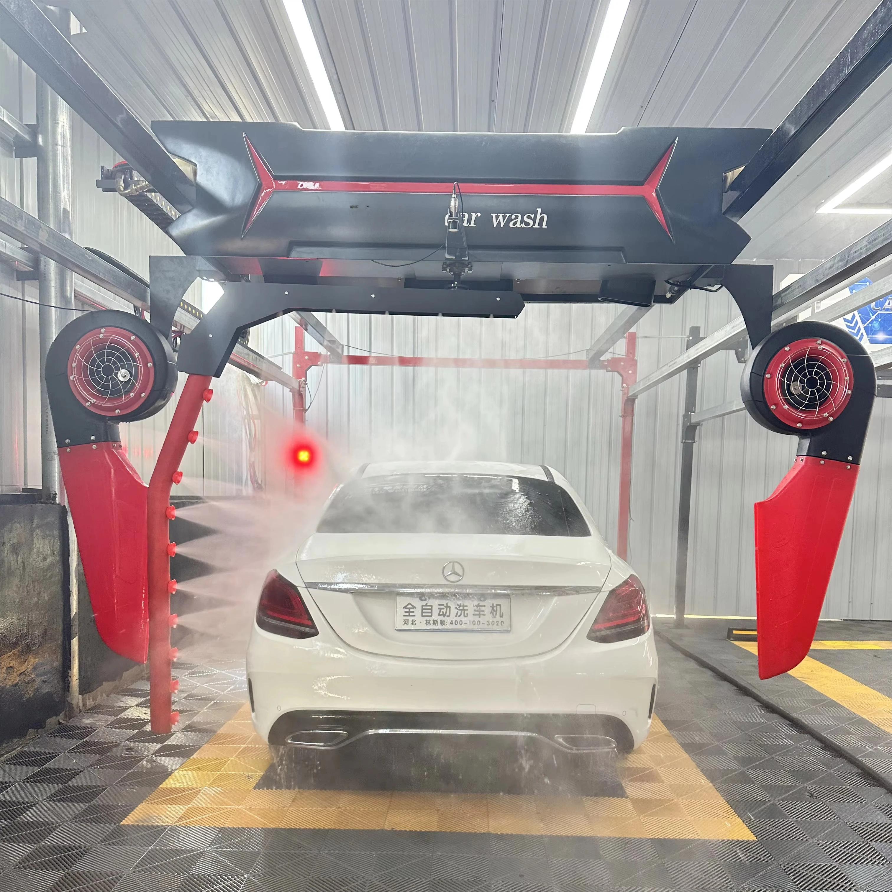 Commercial Car Wash Machine Fully Automatic Single Arm Layout, 24h Self-service Car Wash Station for Car Wash Shop Use